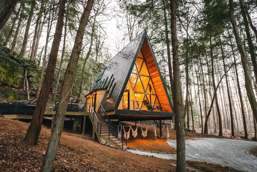 Dunlap Hollow A-Frame Rockbridge المظهر الخارجي الصورة
